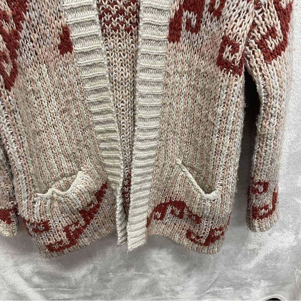 Free People Time and Again Chunky Knit Oversized Open Front Cardigan small - Picture 7 of 10